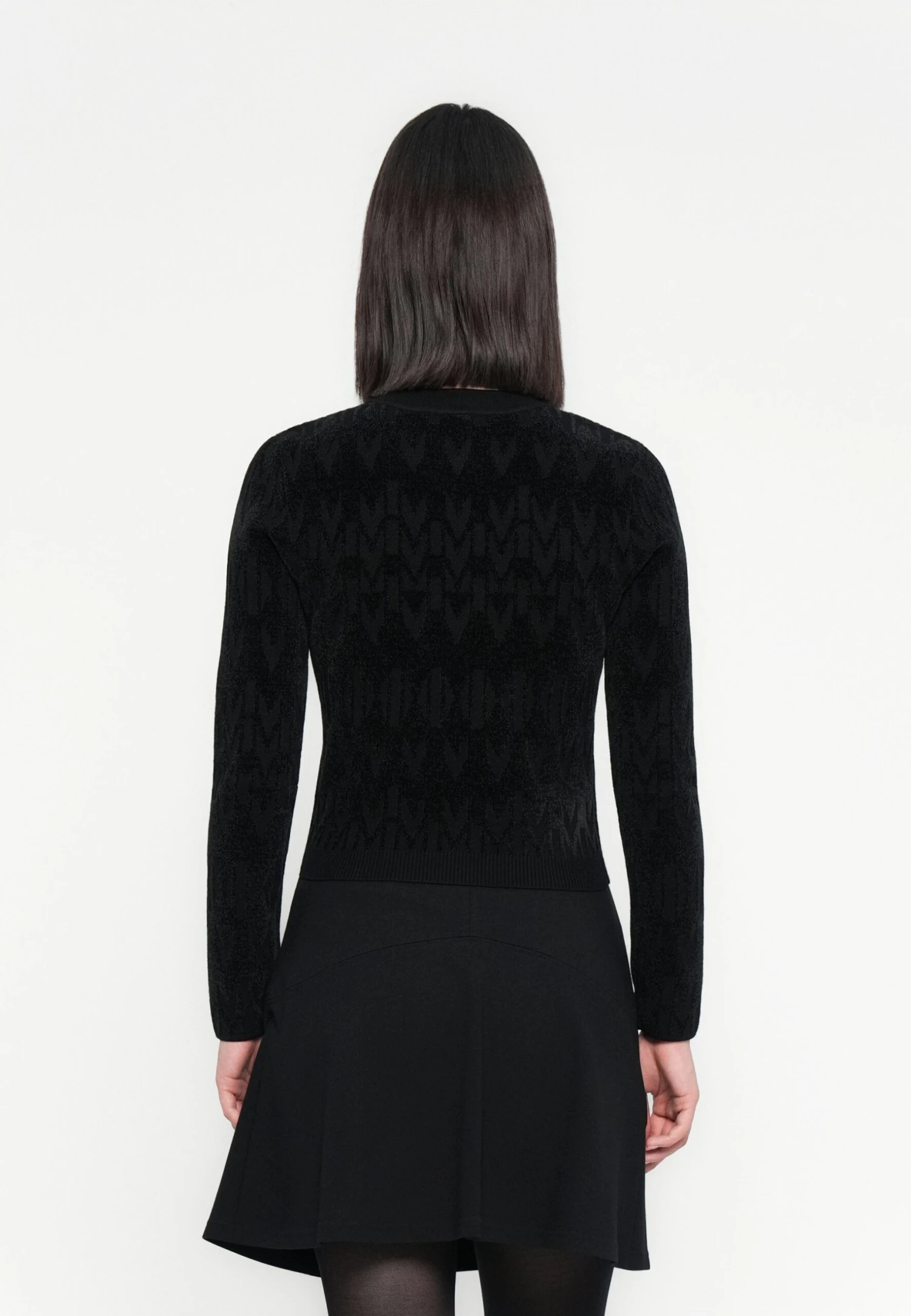 ADELE LOGO CHENILLE JACKET - Summer Jacket - Jet Black 3 ADELE LOGO CHENILLE JACKET - Summer Jacket - Jet Black - Image 3