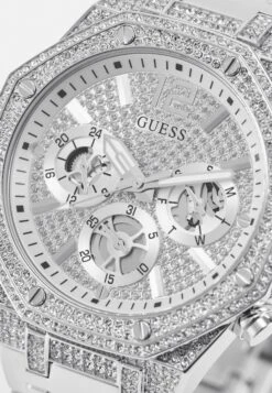 Guess Momentum Unisex - Watch - Silver-Coloured Tone -Guess Clothing Sale cf70458a36c442ea84574309a9998726
