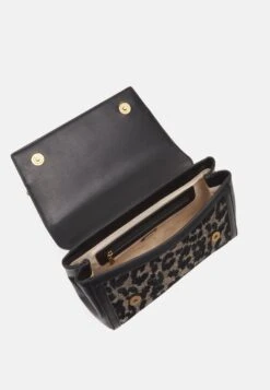 Guess Katey Flap Shoulder Bag - Handbag - Black -Guess Clothing Sale d0db287f8b4a4c56b5f027c9af80b405