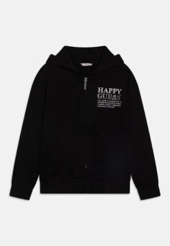Guess JuniorHooded Active - Zip-Up Sweatshirt - Jet Black