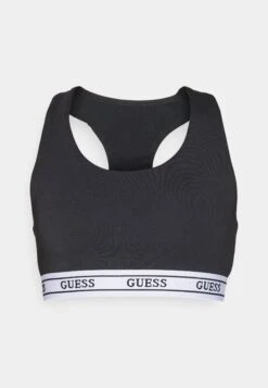 Guess NEW ALINE BRA - Medium Support Sports Bra - Jet Black -Guess Clothing Sale d1e9a36aa5ab4dc28fa01335d07a7d9a