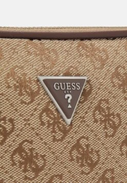 Guess Strave Camera Bag Double Zip Unisex - Across Body Bag - Beige/Brown -Guess Clothing Sale d20fd1ceb1b343fa98724db51c73169b