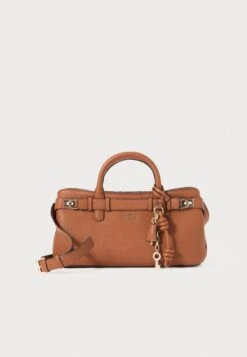 Guess GREGORIA GIRLFRIEND SATCHEL - Handbag - Cognac