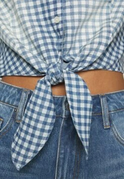 Go Ruth Tie Front - Top - Night Sky Blue Multi -Guess Clothing Sale d34ce57fb898466c93cf74bc8a8caf11