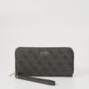 Guess BRENTON ZIP AROUND - Wallet - Coal