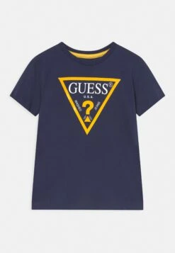 Guess Toddler Core - Print T-Shirt - Bleu/Deck Blue
