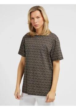 Guess Ss Cn G Cube Tee - Print T-Shirt - Multi-Coloured