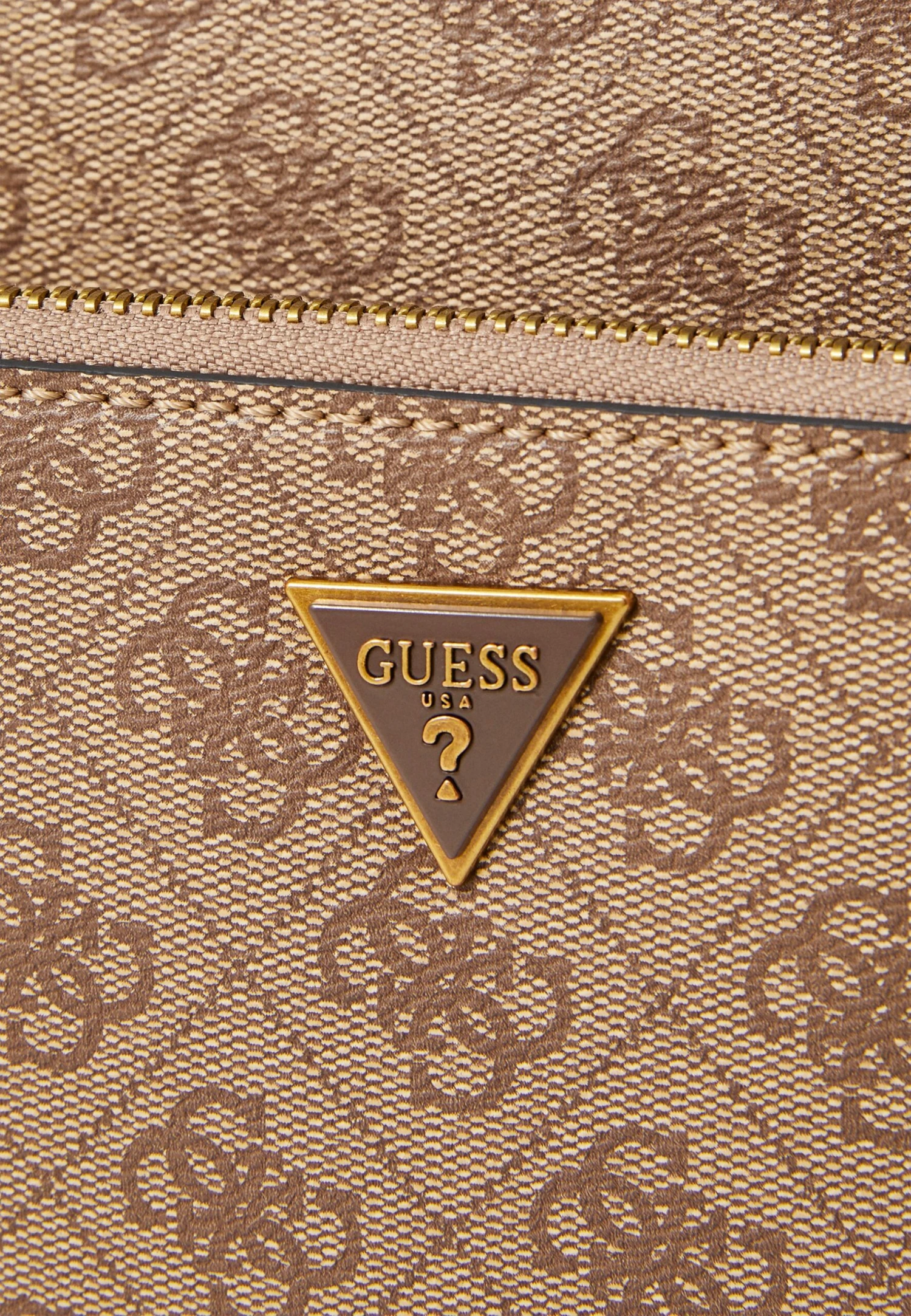 Guess MILANO DOUBLE CROSSBODY - Cross Body Bag - Beige/brown/blue 6 Guess MILANO DOUBLE CROSSBODY - Cross Body Bag - Beige/brown/blue - Image 6