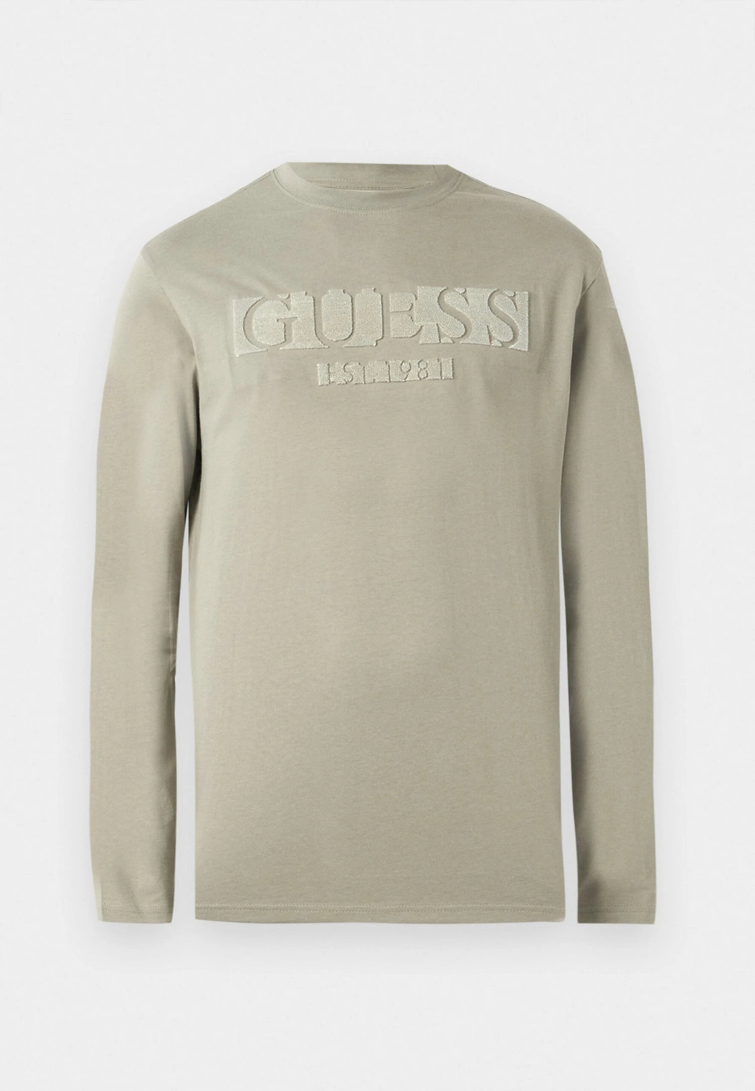 Guess LOGO FLOCK TEE - Long Sleeved Top - Smart Blue 8 Guess LOGO FLOCK TEE - Long Sleeved Top - Smart Blue - Image 8