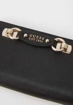 Guess MIMINA LARGE ZIP AROUND - Wallet - Black -Guess Clothing Sale d68892b8fd214633bc472566fa20bb81