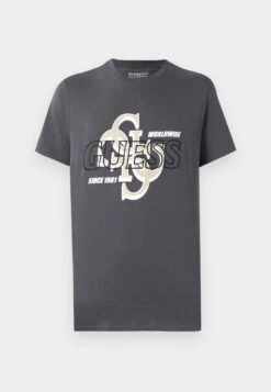 Guess DROP SHADOW TEE - Print T-shirt - Smart Blue -Guess Clothing Sale d699b3936886408092a07f1fcb05635b 2