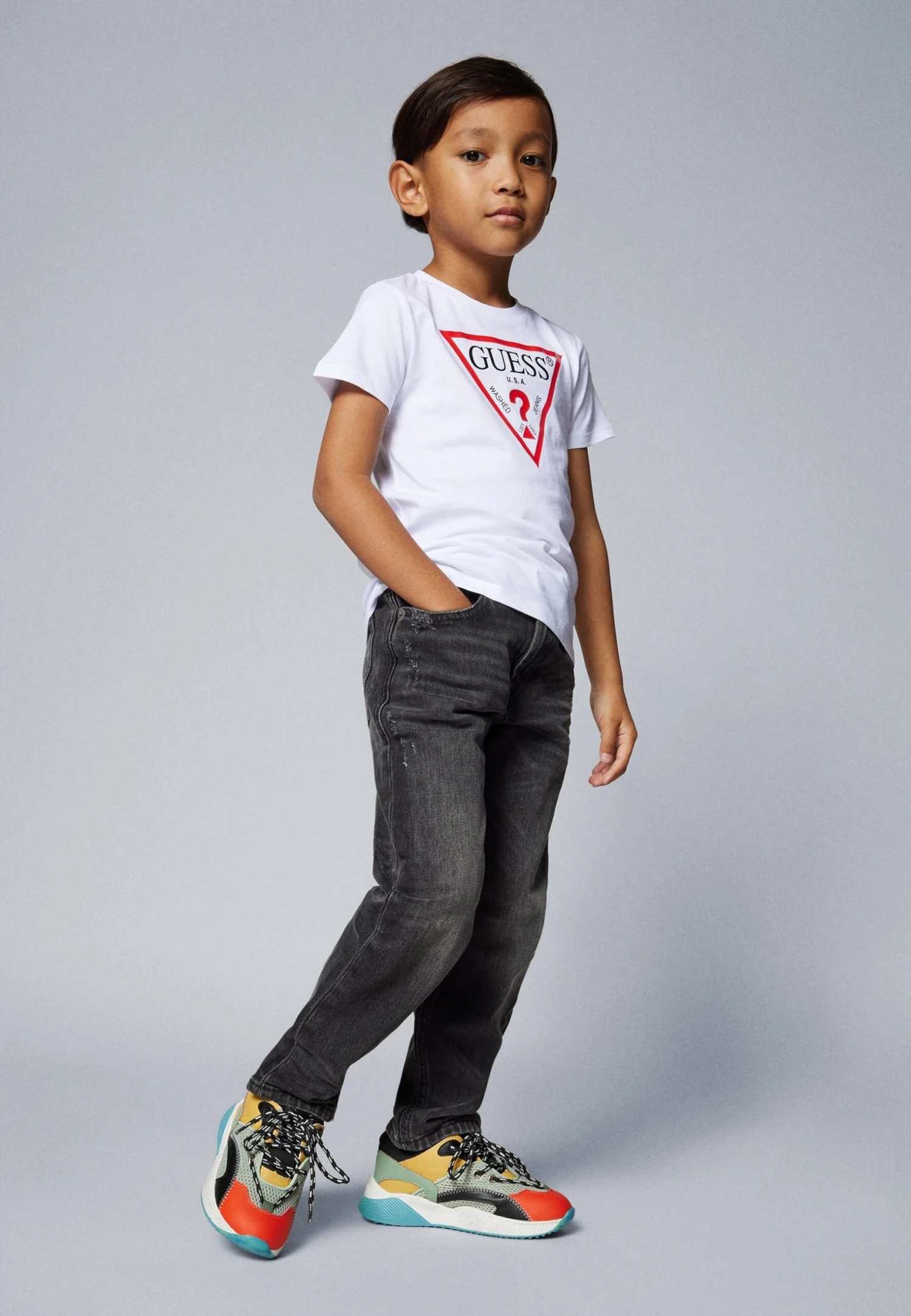 Guess CORE TODDLER KIDS BOY - Print T-shirt - Pure White 2 Guess CORE TODDLER KIDS BOY - Print T-shirt - Pure White - Image 2