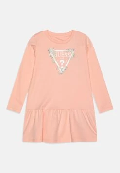 Guess TODDLERCORE SLEEVES INTERLOCK DRESS - Jersey Dress - Jelly Pink -Guess Clothing Sale d7c13b2f71cf4b97b8b96cd24f4fb387