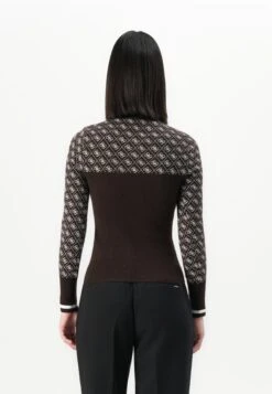 Guess MOCK NECK AUBREY - Jumper - Brown/cream 10 Guess MOCK NECK AUBREY - Jumper - Brown/cream -Guess Clothing Sale da2d525b18c843b0922830689cbc604e
