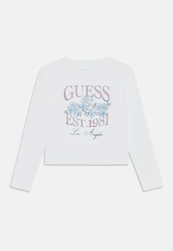 Guess JUNIOR MIDI - Long Sleeved Top - Pure White