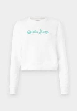 CROPPED FLOWER - Sweatshirt - Jet Black -Guess Clothing Sale db16631ae5644f70ab9b64a79d37fdef