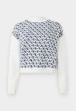 Guess AUBREY - Jumper - Cream/blue -Guess Clothing Sale db45a58ad84c43289e4dff8d5fad8c5c 1