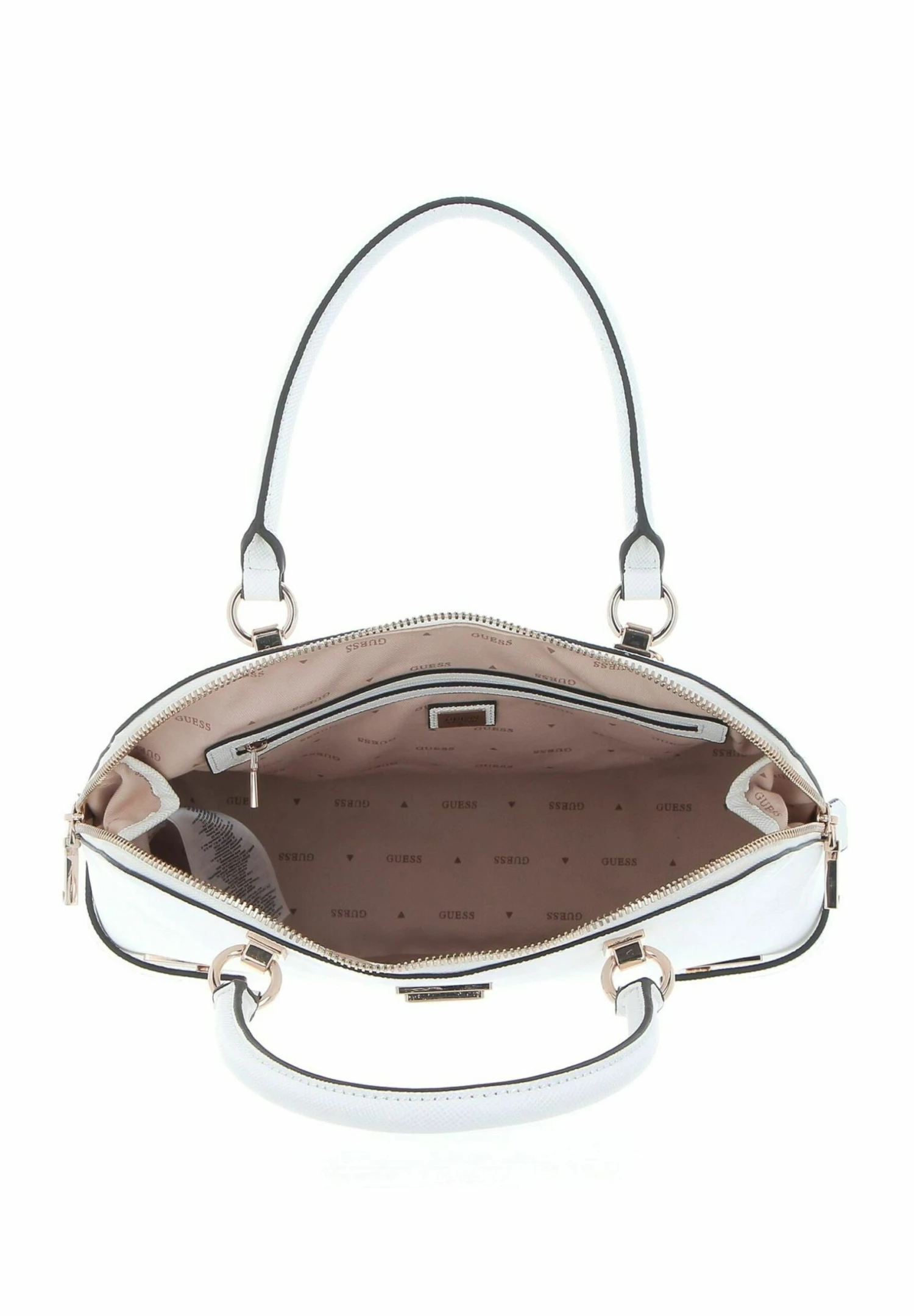 Guess Matilde Dome Satchel - Handbag - White 3 Guess Matilde Dome Satchel - Handbag - White - Image 3