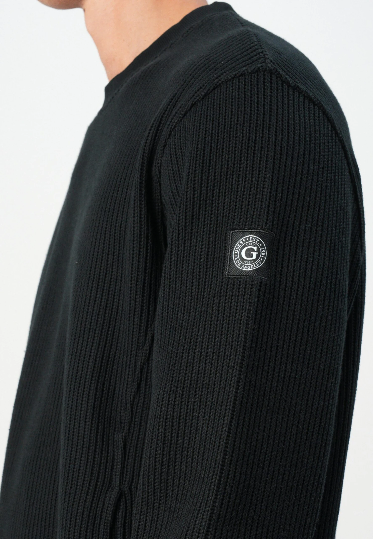 Guess PATCH - Jumper - Jet Black 6 Guess PATCH - Jumper - Jet Black - Image 6