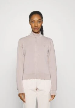 Guess NEW ALLIE ZIP - Zip-up Sweatshirt - Posh Taupe