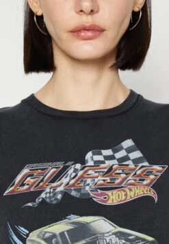 Go Hw Vintage Baby Tee - Print T-Shirt - Jet Black Multi -Guess Clothing Sale de7f9cec01a74c81960c56d1be2606a5