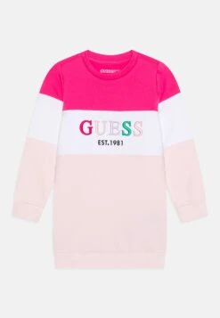 Guess Toddler Dress - Day Dress - White/Pink