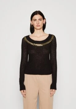 Nuvola Chain Off- Jumper - Jet Black