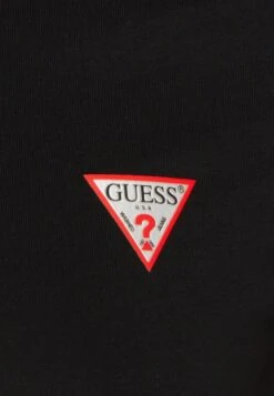 Guess Ss Cn Mini Triangle Tee - Basic T-Shirt - Jet Black -Guess Clothing Sale dfcc425f915442678eafdd51da7107bf