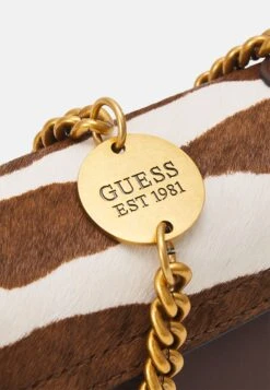 Guess Iseline Mini Crossbody Flap - Across Body Bag - Zebra -Guess Clothing Sale dff2d7e91df9461199398099dfc7d8c9