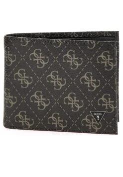 Guess Vezzola Smart Billfold W Cp - Wallet - Dark Black