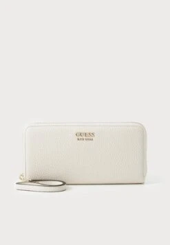 Guess BRENTON ZIP AROUND - Wallet - Bone