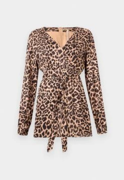 Guess MALORIE BELTED SHORT ROMPER - Jumpsuit - Brown -Guess Clothing Sale e03f3b05f26a4320aa96d0f610184a7b