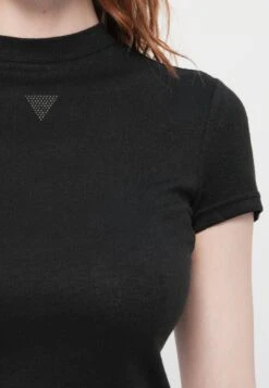 Guess ANITA MOCK - Basic T-shirt - Jet Black Heather 12 Guess ANITA MOCK - Basic T-shirt - Jet Black Heather -Guess Clothing Sale e18a6eef914847209faa07aeff75856a