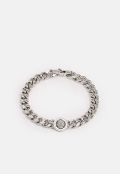 Guess Lion Coin Unisex - Bracelet - Silver-Coloured