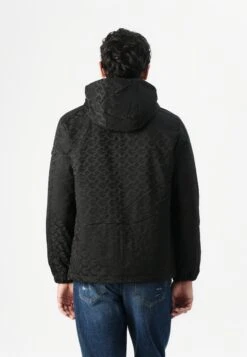 Guess MONOGRAM HOODED JACKET - Light Jacket - Black 8 Guess MONOGRAM HOODED JACKET - Light Jacket - Black -Guess Clothing Sale e26819d036944d1fbbb81ae1adf0d4f3