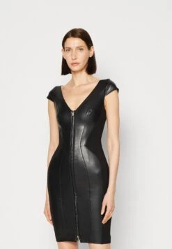 Rose Dress - Shift Dress - Jet Black