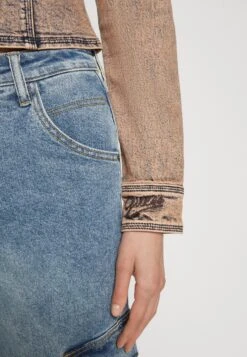 Rose Western Button Up - Denim Jacket - Go Pink Acid Wash -Guess Clothing Sale e2d4ca309757410bab5ea259ea1bd2bd