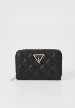 Guess GIULLY ZIP AROUND - Wallet - Black