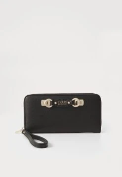 Guess MIMINA LARGE ZIP AROUND - Wallet - Black