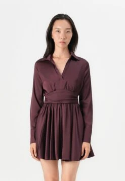 Guess CONCETTA FLARE DRESS - Day Dress - Coachwhip