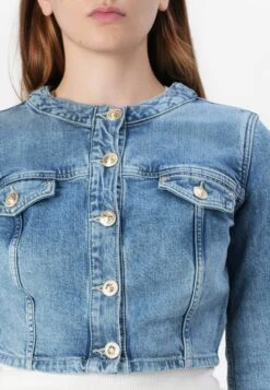 Guess GEMMA CROP JACKET - Denim Jacket - Sunset Bliss -Guess Clothing Sale e51fa0ed003146d3a7d1cc8da220d2bc