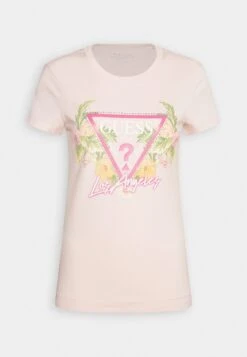 Guess Triangle Flowers - Print T-Shirt -Guess Clothing Sale e5488df815434599837ec1158b69a0ad
