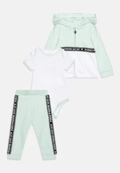 Guess Newborn Take Me Home Unisex Set - Zip-Up Sweatshirt - Bebe Blue