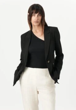 Guess DOROTHEE SINGLE BREAST - Blazer - Jet Black -Guess Clothing Sale e5be3ea64691420da5dd500441318a48