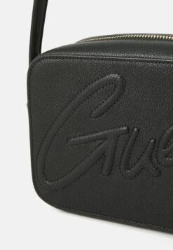 Guess CAMERA BAG UNISEX - Cross Body Bag - Jet Black -Guess Clothing Sale e6bcce91915940b59330875a64fe99fb