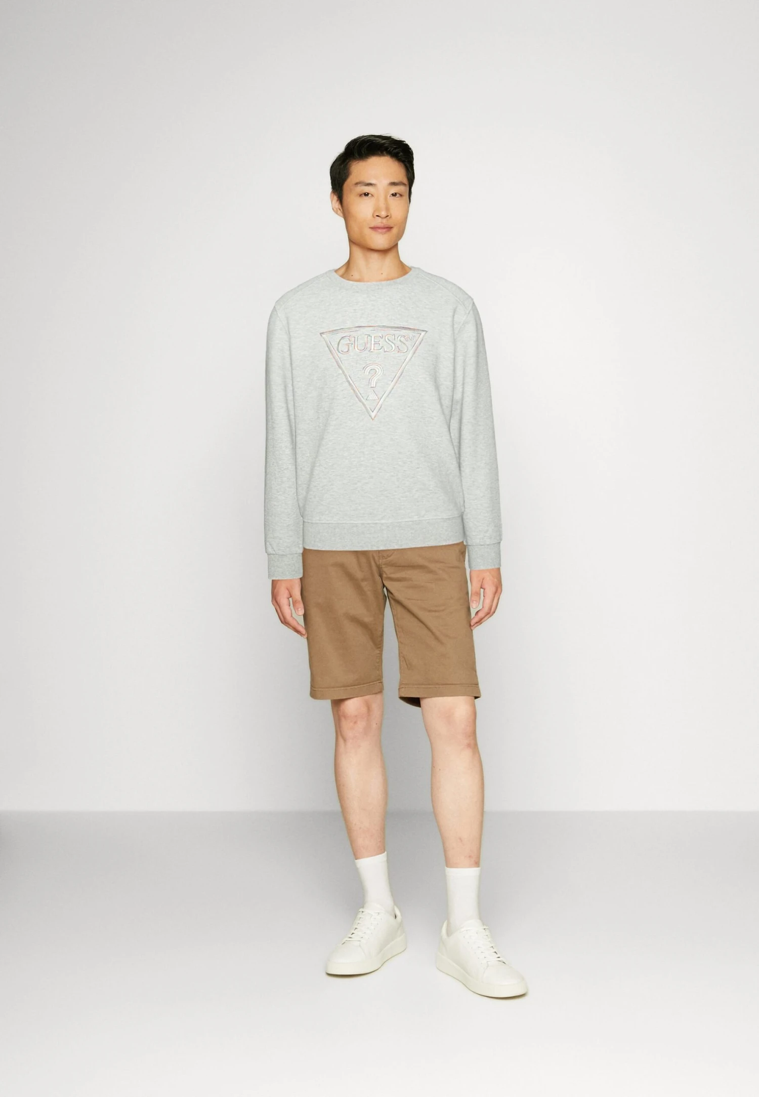 Guess Sweatshirt - Dusty Grey Heather 2 Guess Sweatshirt - Dusty Grey Heather - Image 2