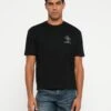 Guess QUATTRO TEE - Print T-shirt - Jet Black