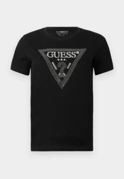 Guess TRIANGLE TEE - Print T-shirt - Light Melange Grey -Guess Clothing Sale e7907300f2a24808ab869c272a808ed0 2