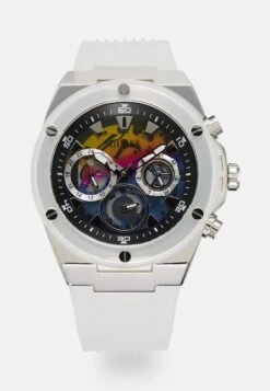 Guess Poseidon - Chronograph Watch - Silver-Coloured Tone