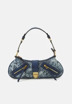 Guess Belle Vintage Zip Shldr Bag - Handbag - Denim Logo